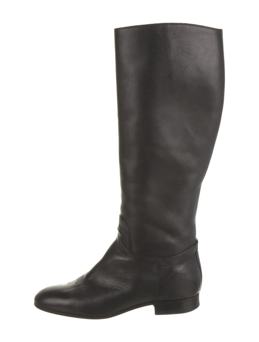 Bottega Veneta Leather Riding Boots - 38 US 8 - Black